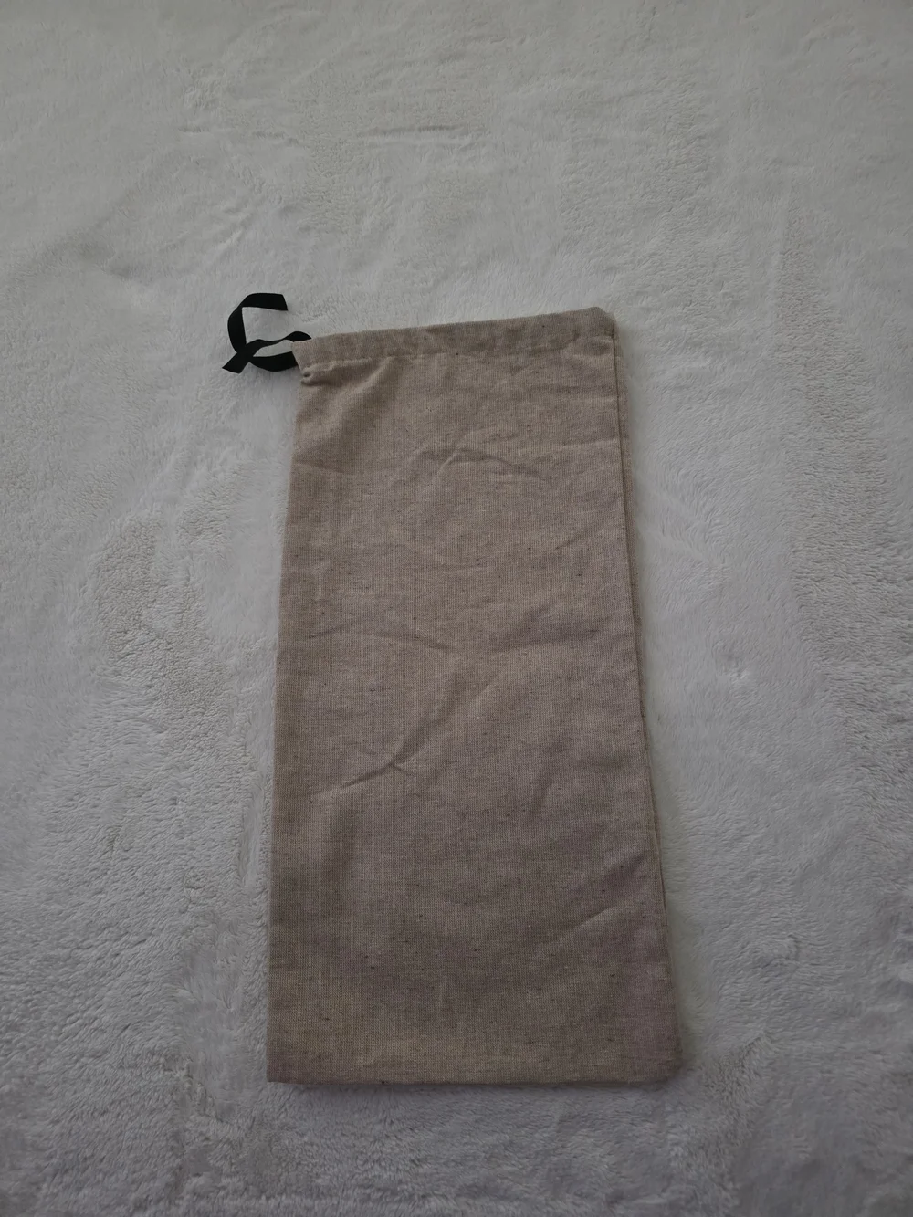 GUCCI Authentic Canvas Dust Bag Beige Drawstring Storage Pouch